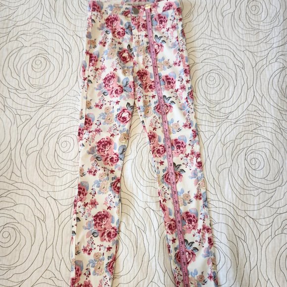 [24/28] Women's Floral Print Asos Denim Jeans - Picture 7 of 10